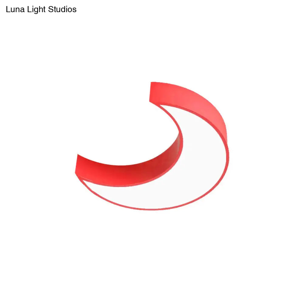 DecorBites™ DecorBites™ Acrylic Lovely Ceiling Fixture Light for Crescent Child Bedroom