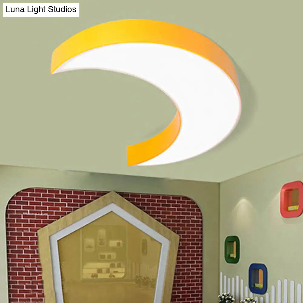 DecorBites™ DecorBites™ Acrylic Lovely Ceiling Fixture Light for Crescent Child Bedroom