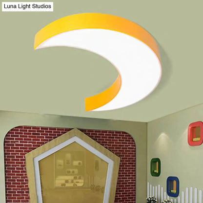 DecorBites™ DecorBites™ Acrylic Lovely Ceiling Fixture Light for Crescent Child Bedroom