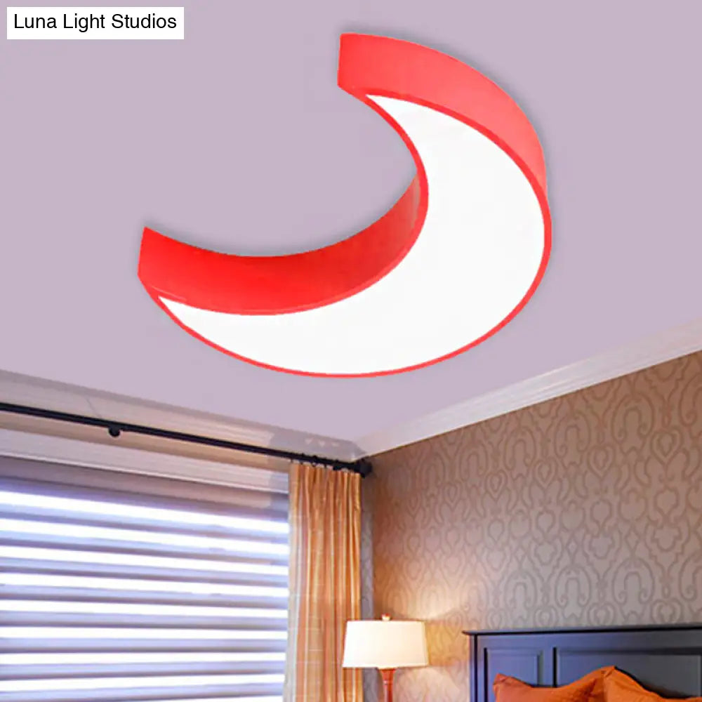 DecorBites™ DecorBites™ Acrylic Lovely Ceiling Fixture Light for Crescent Child Bedroom