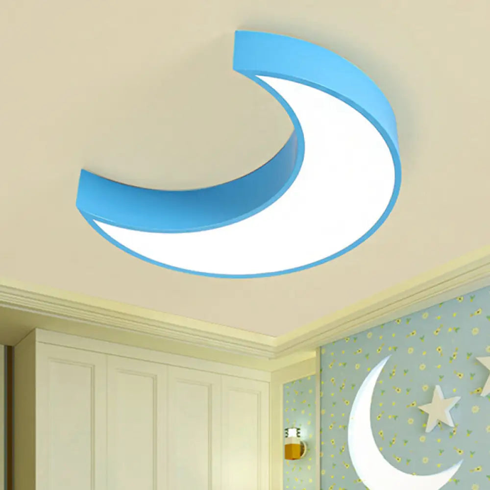 DecorBites™ DecorBites™ Acrylic Lovely Ceiling Fixture Light for Crescent Child Bedroom