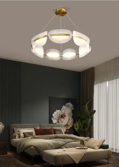 Acrylic Ring Chandelier for Dining Room - Dimmable - Chandelier