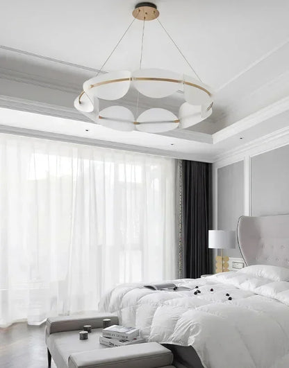 Acrylic Ring Chandelier for Dining Room - Dimmable - Chandelier