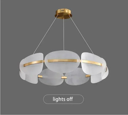 Acrylic Ring Chandelier for Dining Room - Dimmable - Chandelier
