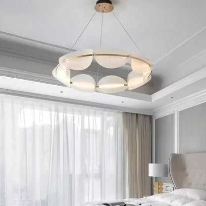 Acrylic Ring Chandelier for Dining Room - Dimmable - Chandelier