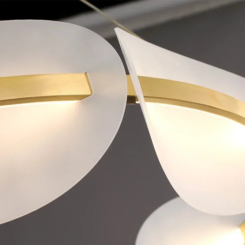 Acrylic Ring Chandelier for Dining Room - Dimmable - Chandelier