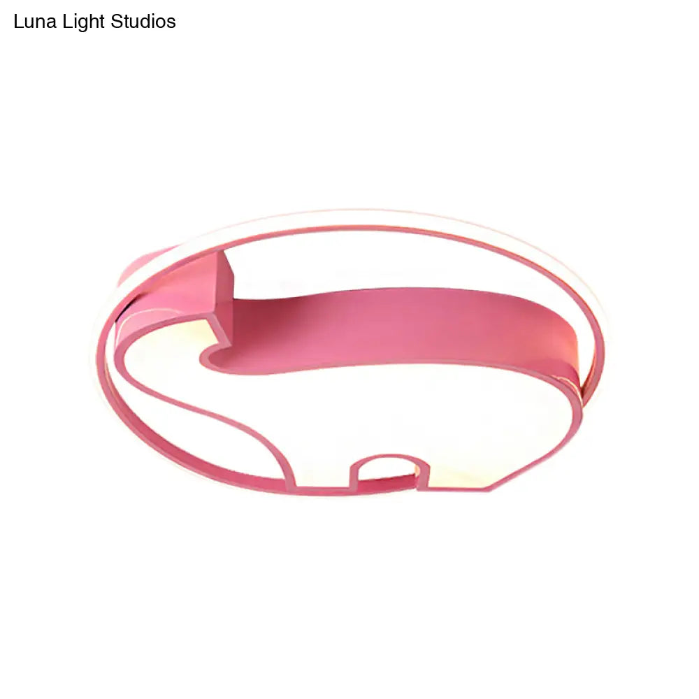 DecorBites™ DecorBites™ Acrylic Round Flush Mount Cartoon Ceiling Light for Bedroom