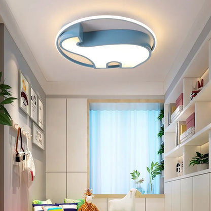 DecorBites™ DecorBites™ Acrylic Round Flush Mount Cartoon Ceiling Light for Bedroom