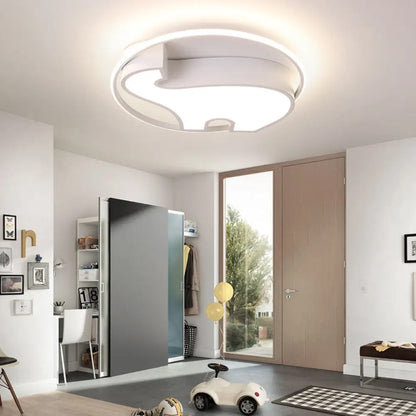 DecorBites™ DecorBites™ Acrylic Round Flush Mount Cartoon Ceiling Light for Bedroom