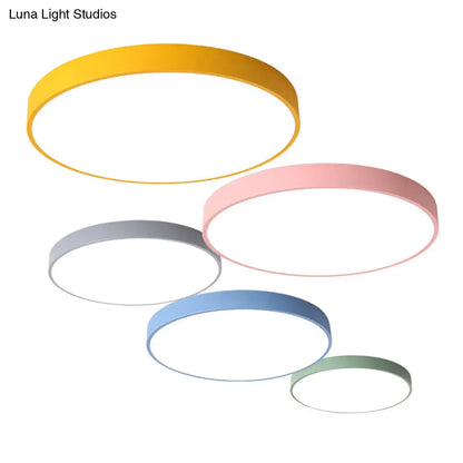 ديكوربايتس™ مصباح سقف دائري أكريليك LED مثبت على السطح لرياض الأطفال - إضاءة الأطفال