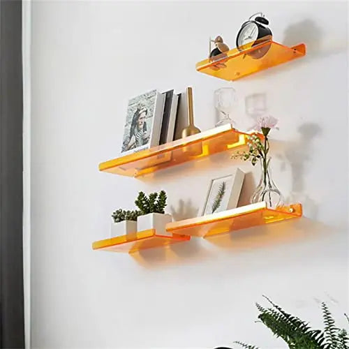 Acrylic Wall Shelf Organizer for Home Decor