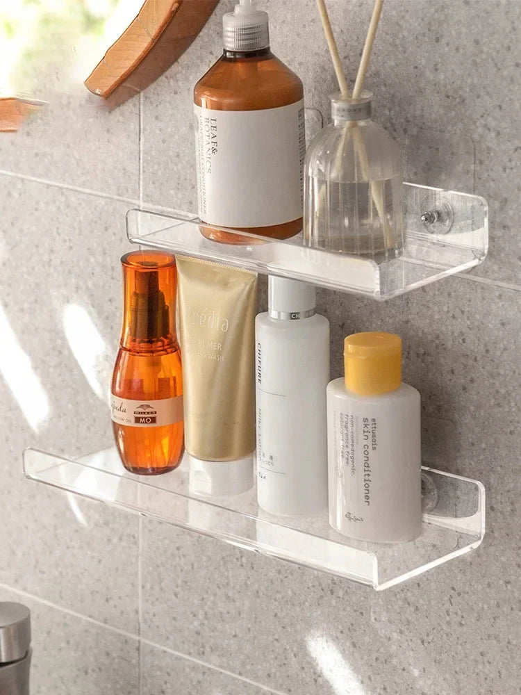 Acrylic Wall Shelf Organizer for Home Decor