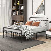 Victorian Black Metal Bed