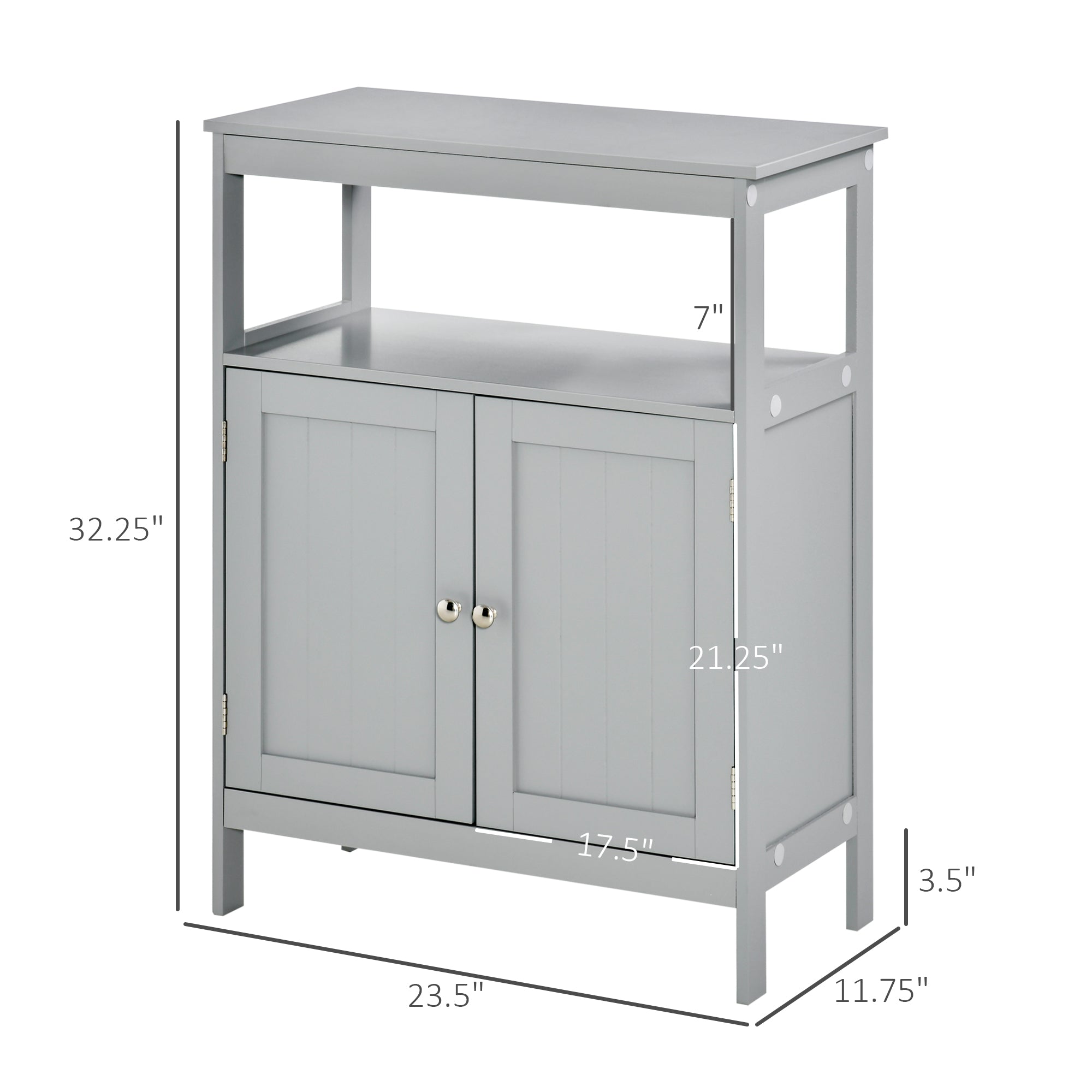 Grey Modern Bathroom Cabinet