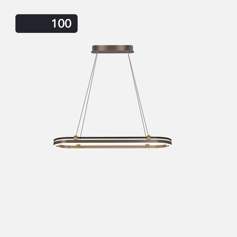 Aluminum Long Chandelier
