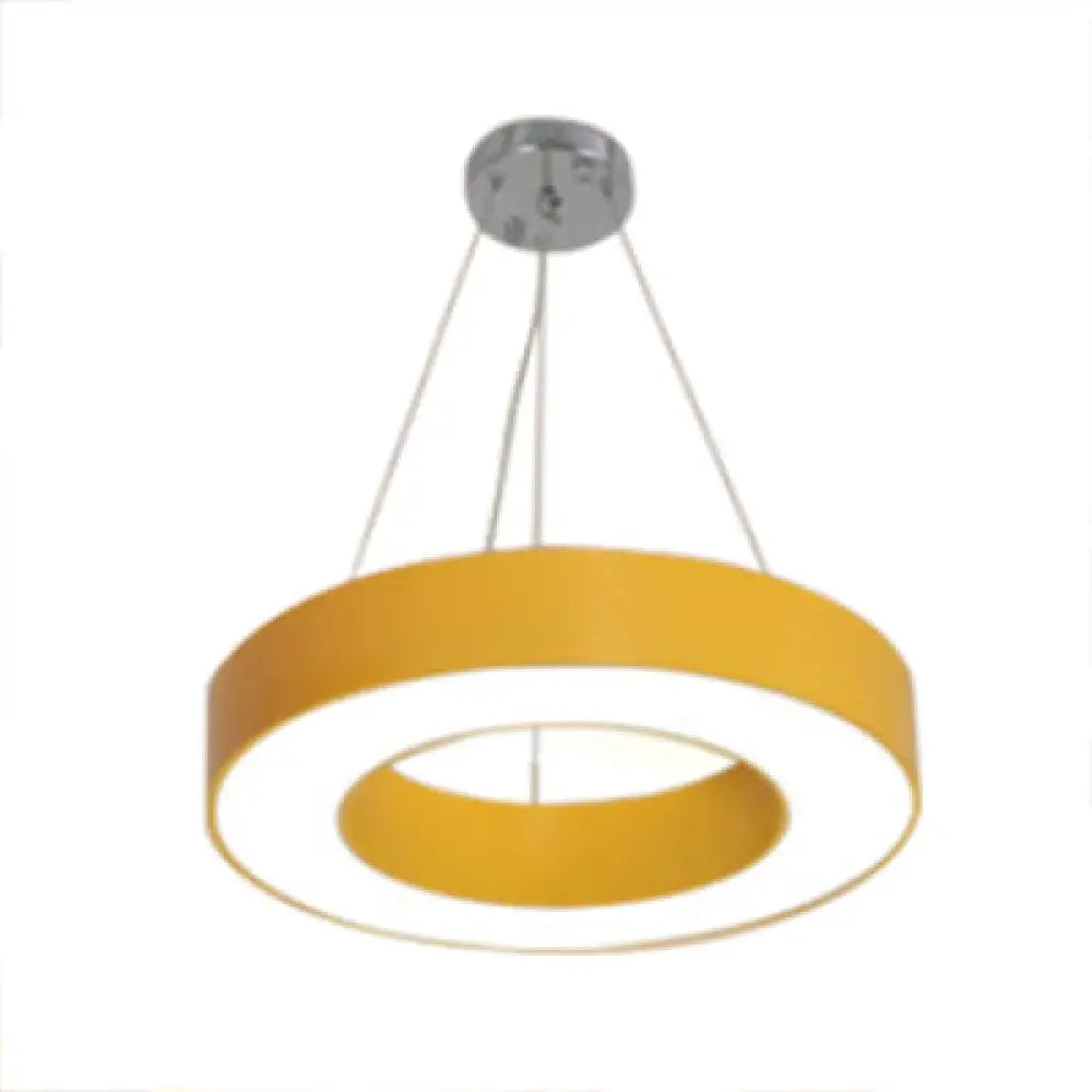 DecorBites™ Adjustable Metal Drum Pendant Light with Integrated LED for Play Room