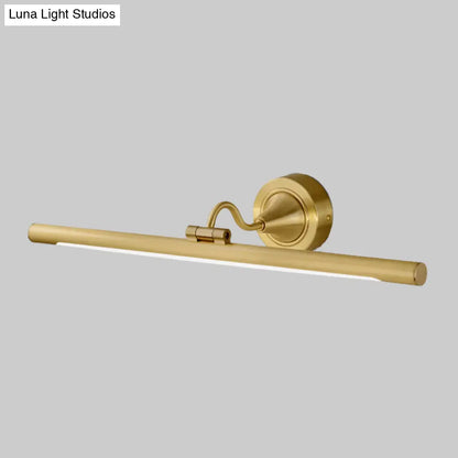 DecorBites™ Adjustable Metal Linear LED Wall Sconce with Black/Gold Finish and Acrylic Shade