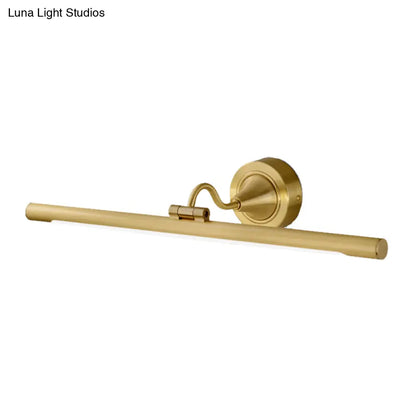 DecorBites™ Adjustable Metal Linear LED Wall Sconce with Black/Gold Finish and Acrylic Shade