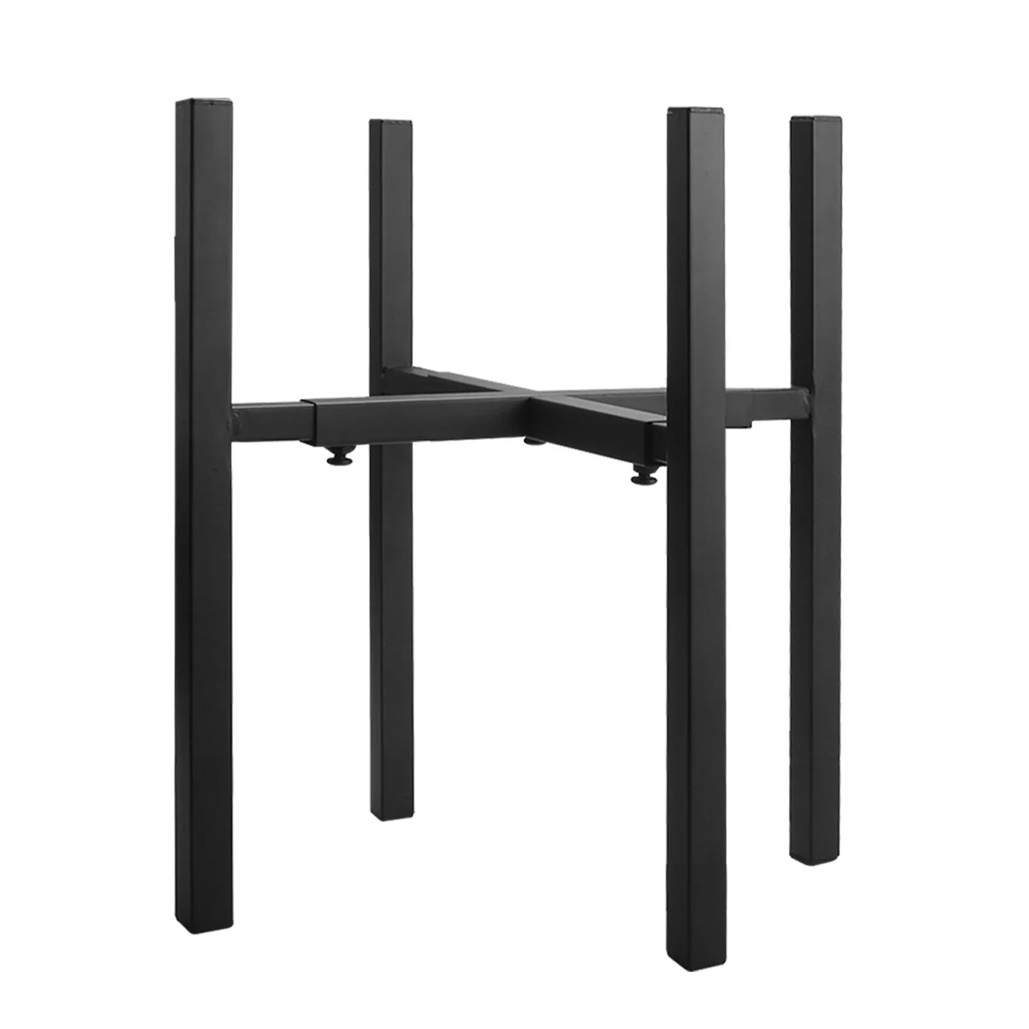 Adjustable Metal Plant Stand for 12-16 Inch Pots - Black