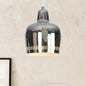 Adjustable Modern Mirror Bell Pendant Lamp - Sleek Single Hanging Light for Living Room