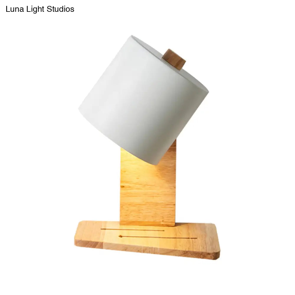 DecorBites™ Adjustable Nordic Metal Drum Wall Sconce with 1 Bulb: Gray/White/Green Bedside Light Fixture