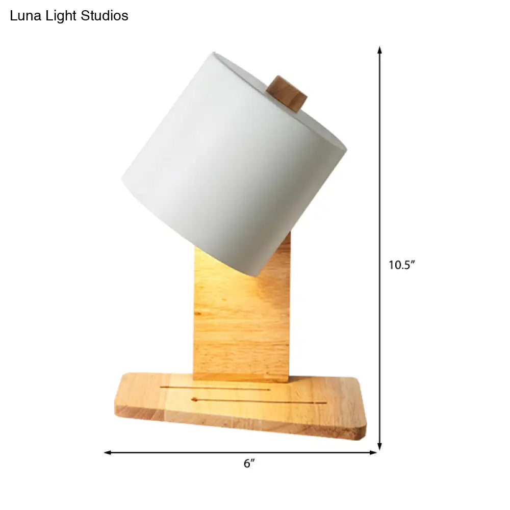 DecorBites™ Adjustable Nordic Metal Drum Wall Sconce with 1 Bulb: Gray/White/Green Bedside Light Fixture