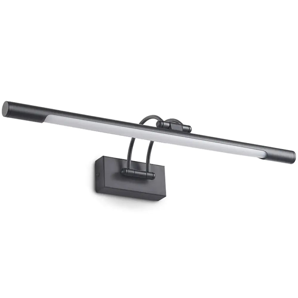 Aplique de pared LED tubular ajustable para tocador, con diseño minimalista y pantalla de plástico