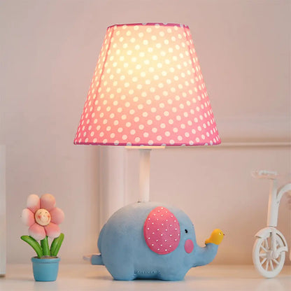 Adorable lámpara de escritorio con forma de elefante regordete: ¡la luz de estudio perfecta para la habitación del bebé!