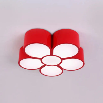 ديكوربايتس™ مصباح سقف LED لغرفة نوم الفتيات مع مصباح معلق على شكل رسوم متحركة وغطاء أكريليك على شكل زهرة