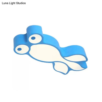 DecorBites™ DecorBites™ Adorable Little Goldfish Ceiling Light: Acrylic LED Flush Mount for Kids' Bedrooms
