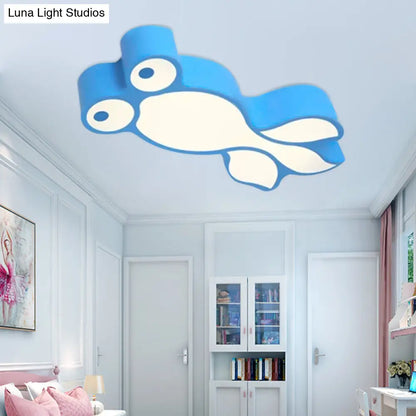 DecorBites™ DecorBites™ Adorable Little Goldfish Ceiling Light: Acrylic LED Flush Mount for Kids' Bedrooms