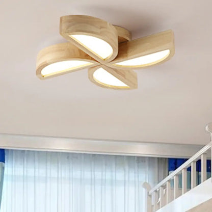 DecorBites™ DecorBites™ Adorable Wood Toy Windmill Ceiling Light for Kids' Bedroom