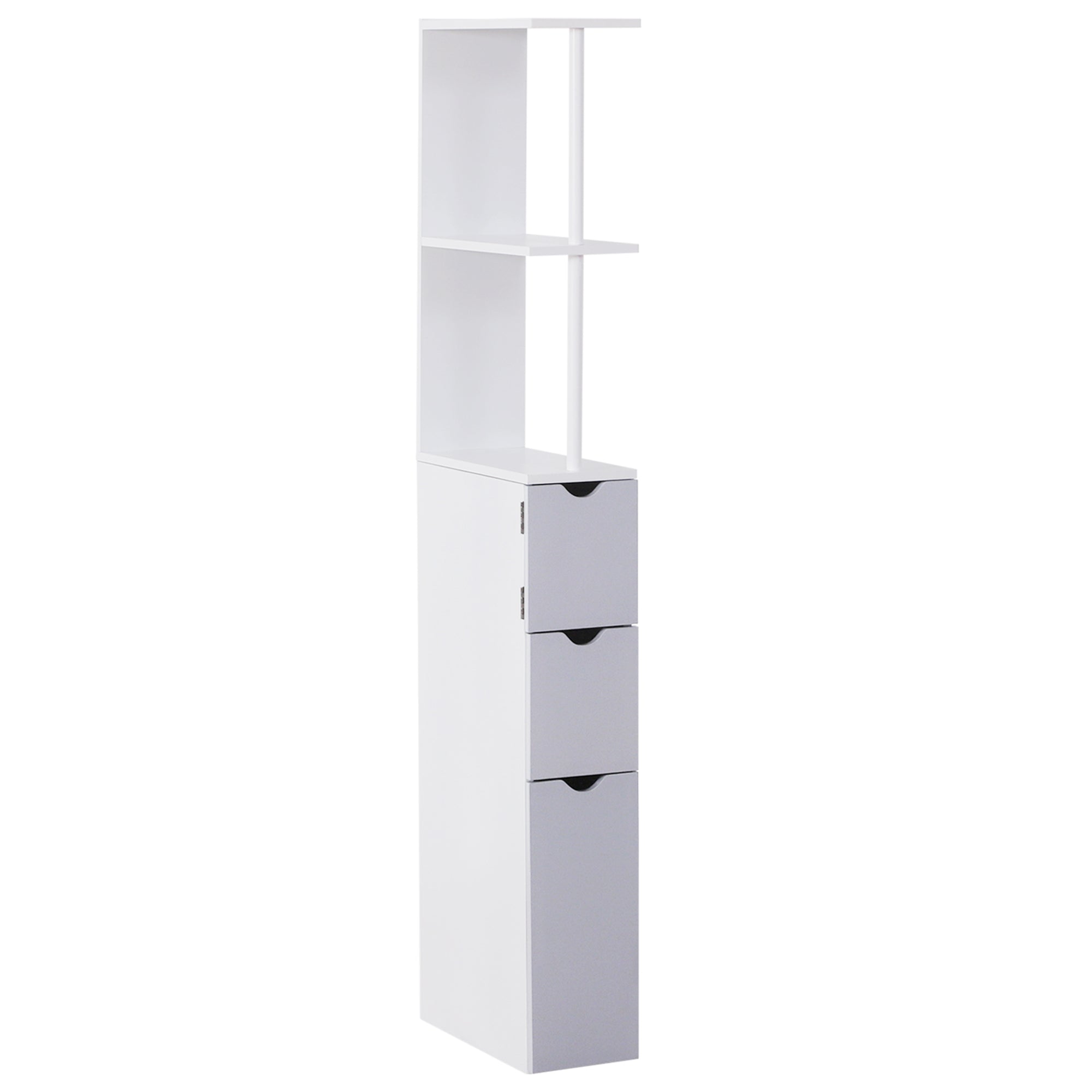 White Modern Linen Cabinet