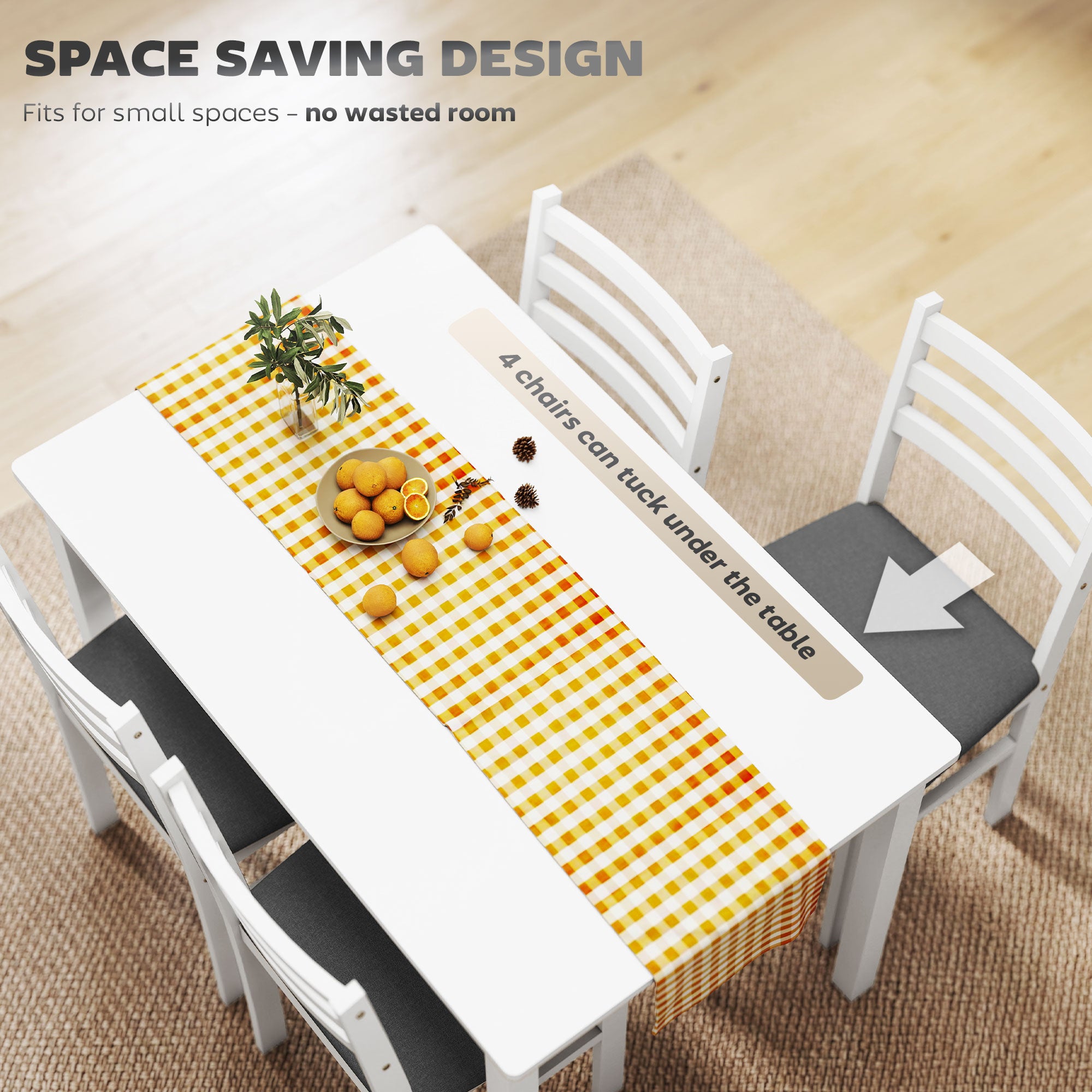 White Farmhouse Dining Set