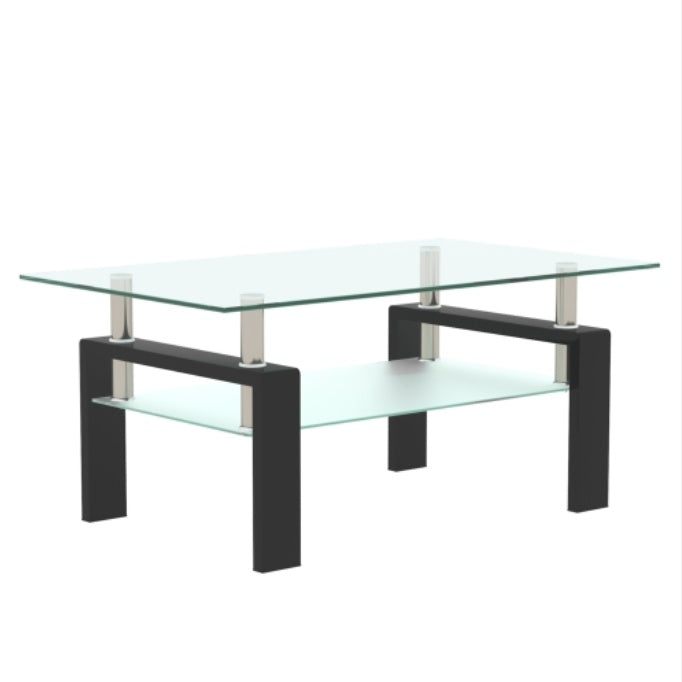 Clear Glass Coffee Table