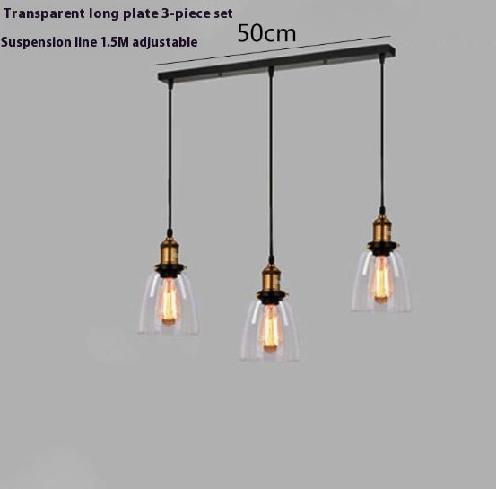 Transparent Glass Nordic Chandelier