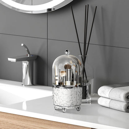 Large Capacity Bathroom Vanity Makeup Brush Storage Rack Organizer