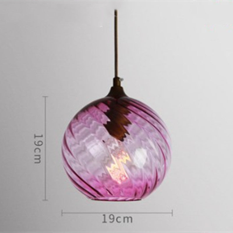 Glass Minimalist Bar Chandelier