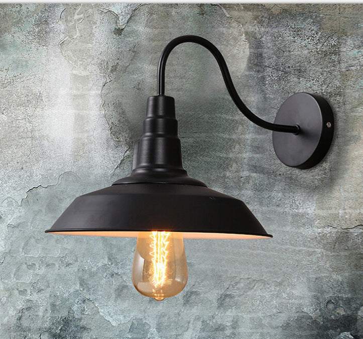 Wrought Iron Wall Lamp Retro Coffee Shop