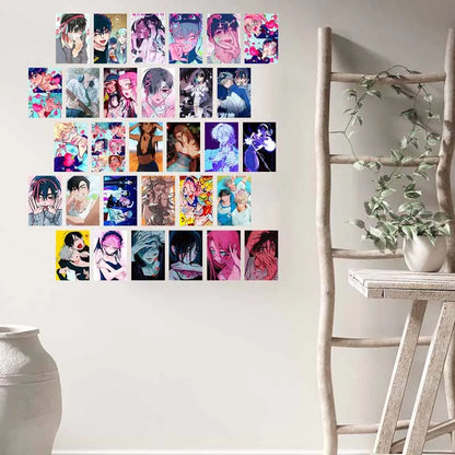 Alien Anime Photo Cards Collage Set - Posters