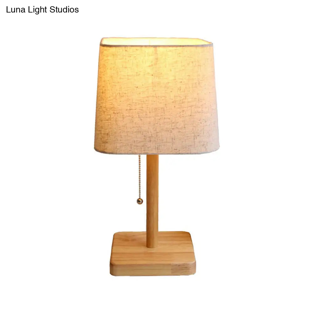 Alkurah - 1-Light Bedroom Pull Chain Table Lamp