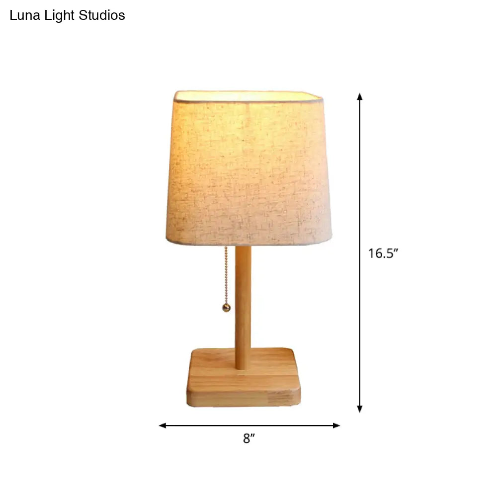 Alkurah - 1-Light Bedroom Pull Chain Table Lamp