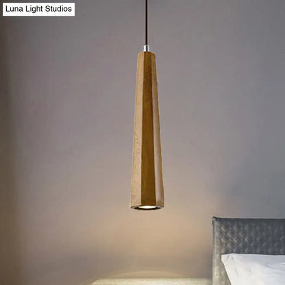 Alshain - Nordic Nordic 1 Light Pendant Lighting with Concrete Shade Black/Grey/Brown Tapered Hanging Ceiling Light