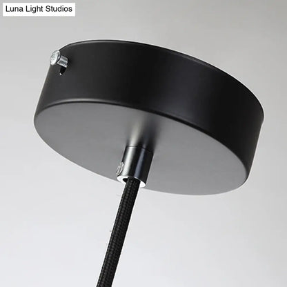 Alshain - Nordic Nordic 1 Light Pendant Lighting with Concrete Shade Black/Grey/Brown Tapered Hanging Ceiling Light