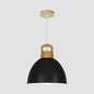 Aluminum Dome Pendant Macaron Hanging Lamp for Kitchen Corridor - 1 Bulb Lighting Solution