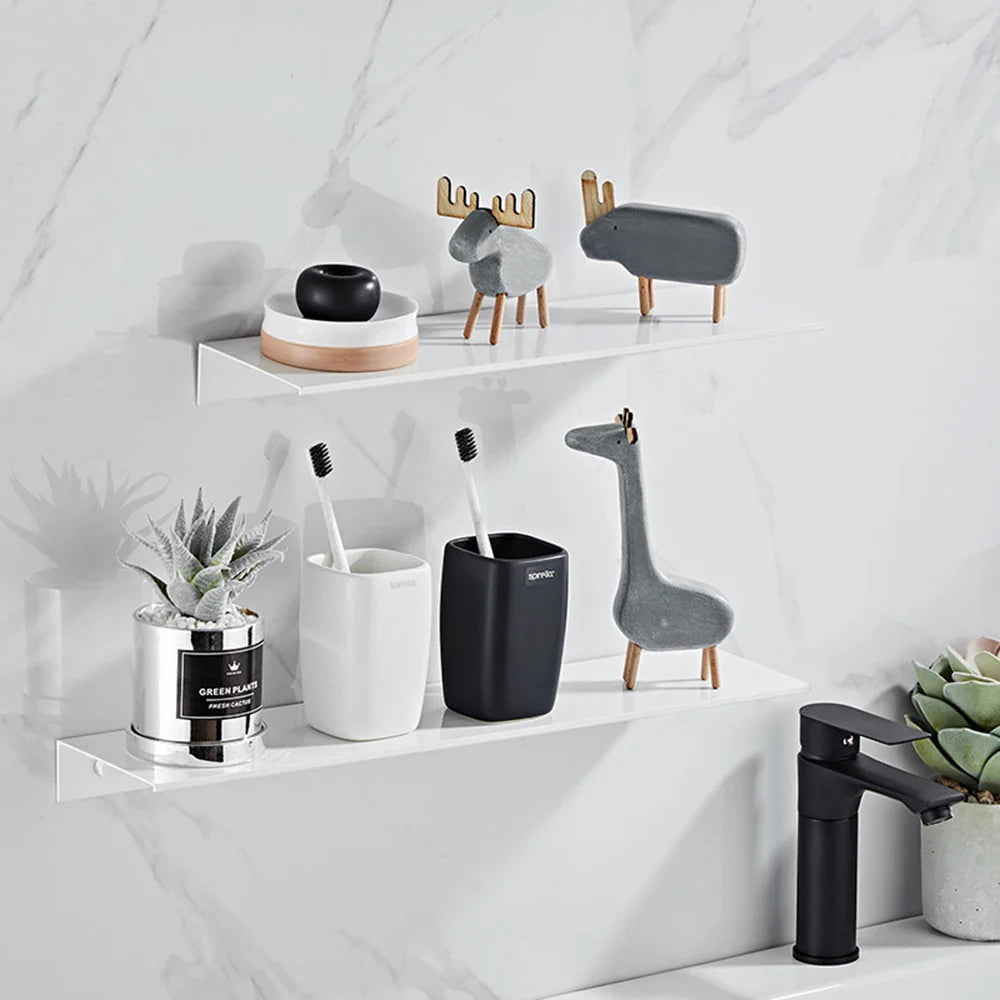 Aluminum Floating Shelves for Bathroom and Kitchen