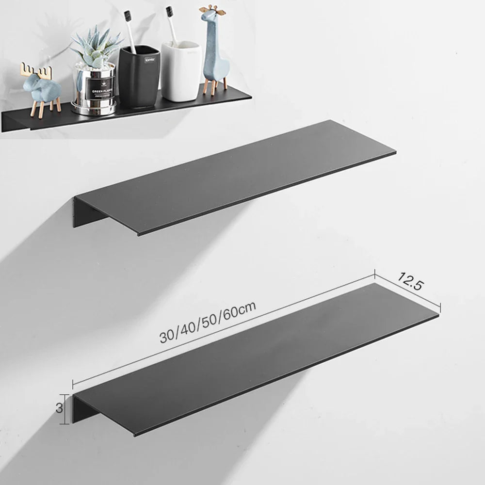 Aluminum Floating Shelves for Bathroom and Kitchen