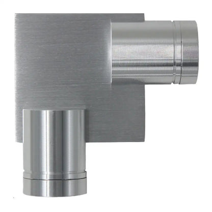 وحدة إضاءة حائط DecorBites™‎ من الألومنيوم LED ذات أنبوب الشمعدان ثنائي الجانب باللون الفضي المصقول بجوار السرير مع إضاءة صفراء/وردية/زرقاء