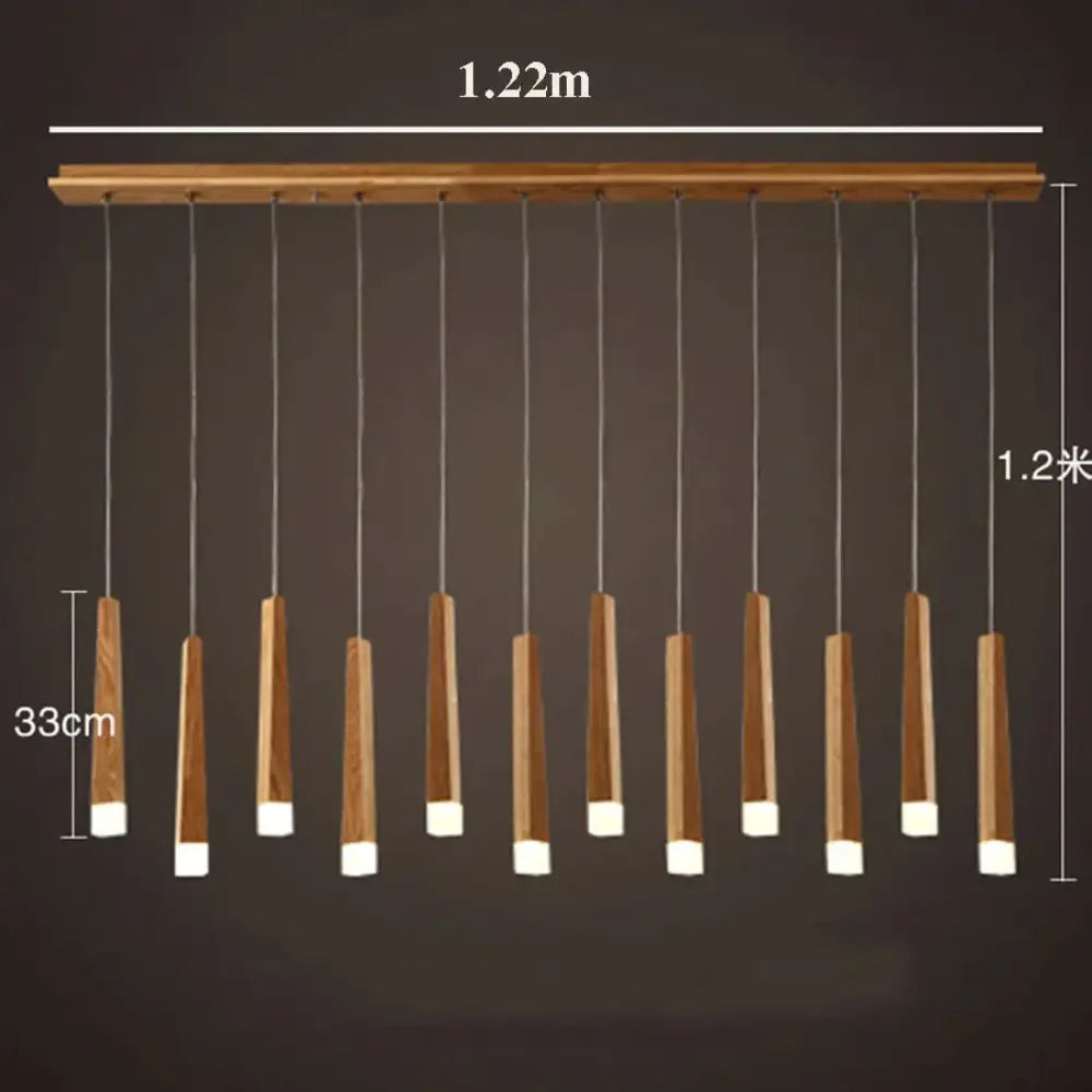 ديكوربايتس™ أماني - مصباح معلق خشبي بسيط من فن الشمال