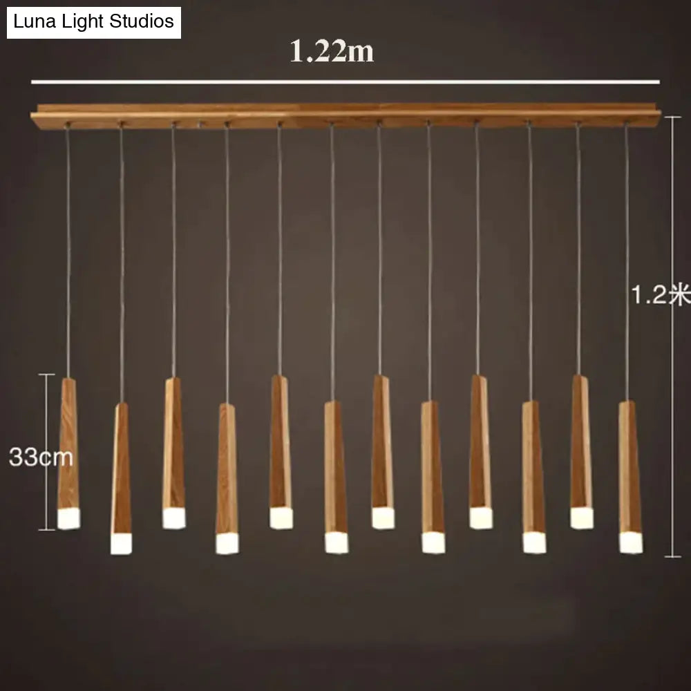 ديكوربايتس™ أماني - مصباح معلق خشبي بسيط من فن الشمال